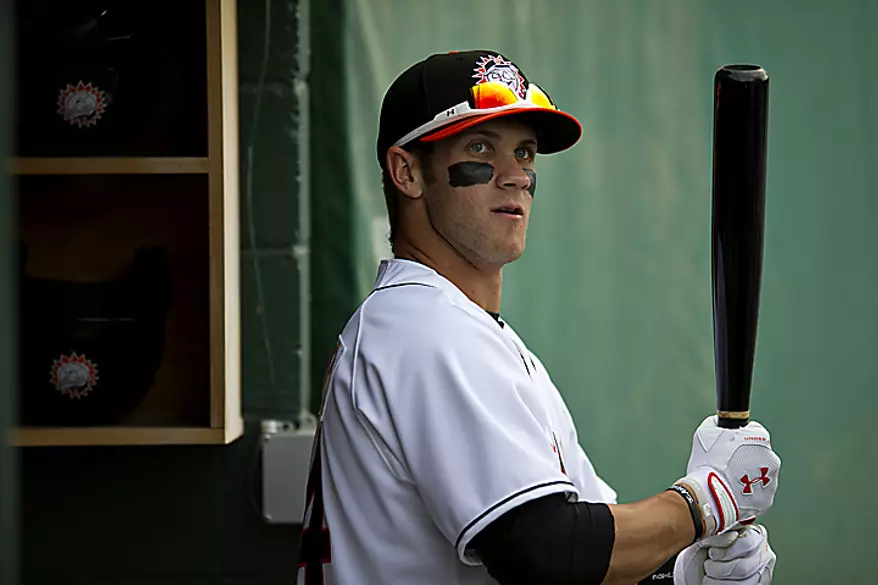 Bryce Harper is glad to be out of Hagerstown