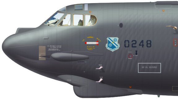 The night an F-4G Wild Weasel fired a missile at a B-52G