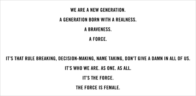 ‘The Force is Female’ is not about Star Wars