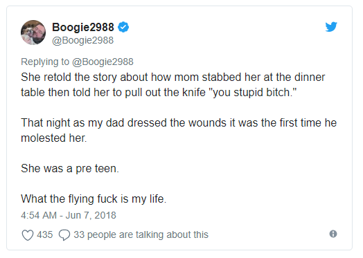 Boogie2988 threatens violence defending his child rapist father - Bent Corner Boogie2988 threatens violence defending his child rapist father - Bent Corner