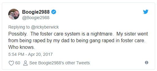 Boogie2988 threatens violence defending his child rapist father - Bent Corner Boogie2988 threatens violence defending his child rapist father - Bent Corner