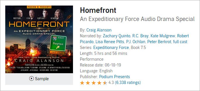 I have to call it quits on the ‘Expeditionary Force’ book series