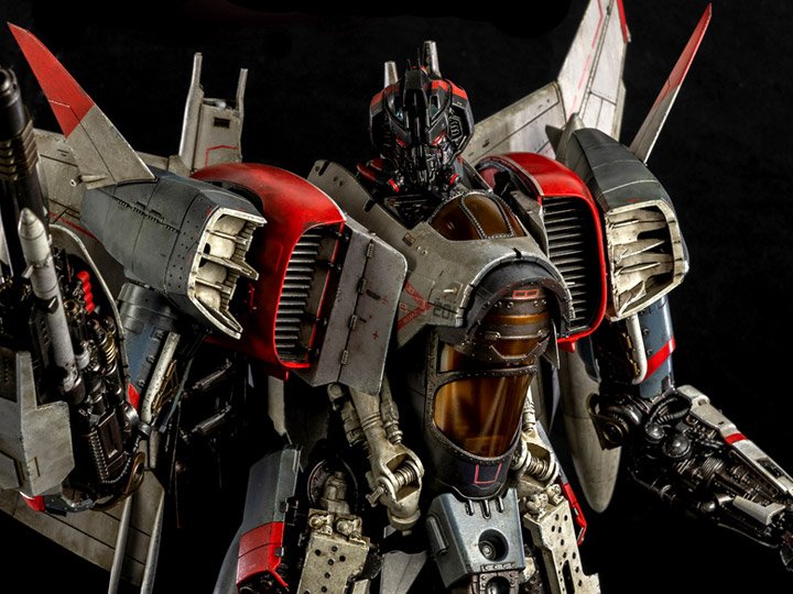 The Blitzwing premium figure from the Transformers 'Bumblebee' movie - Bent Corner