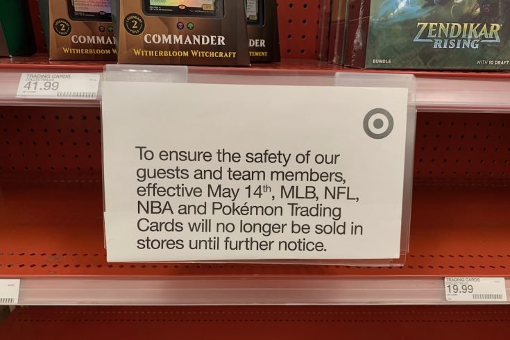Target to stop selling MLB, NFL, NBA, and Pokémon cards - Bent Corner
