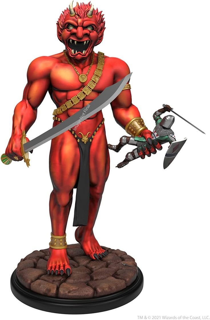The woke Dungeons & Dragons Efreeti premium statue