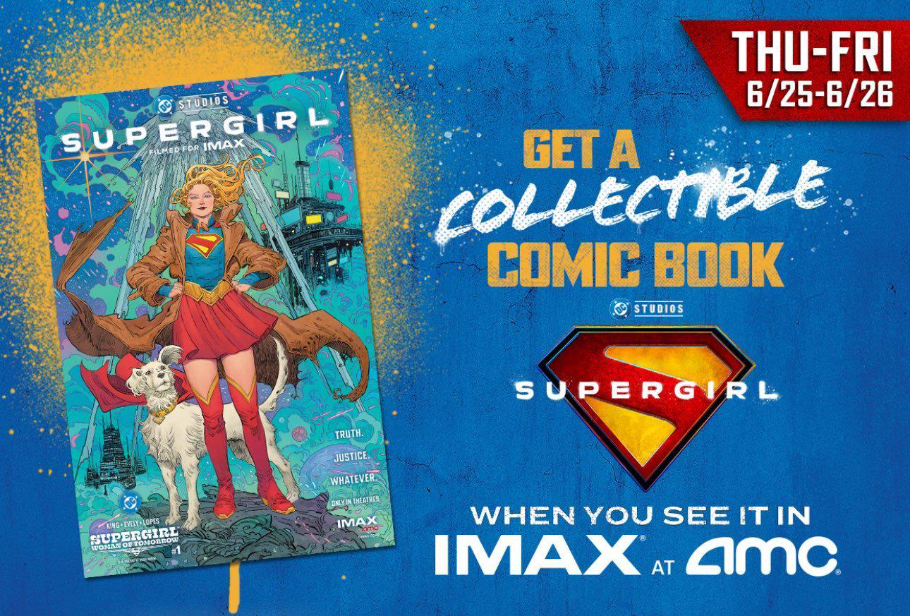 The ‘Supergirl’ IMAX AMC promotional comic